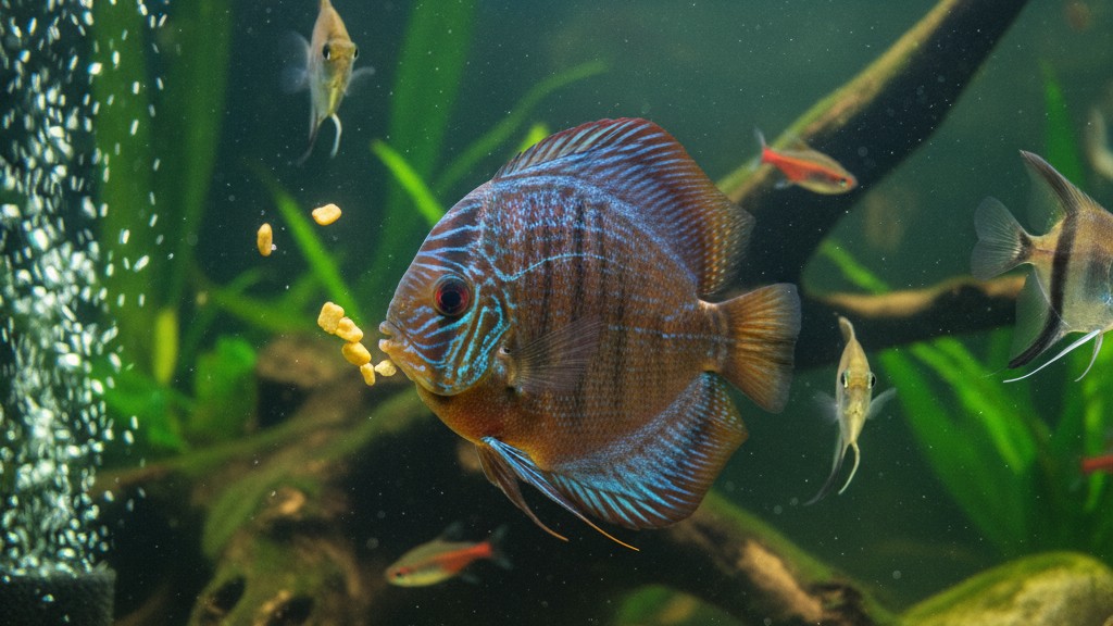 Alimentation idéale pour le Poisson Discus Heckel