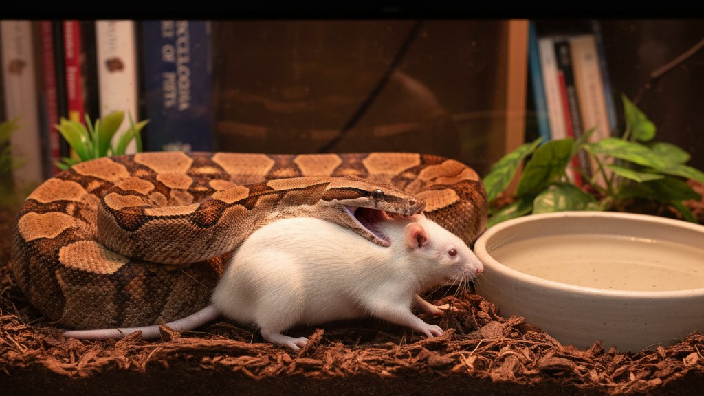 Alimentation adaptée pour la boa constrictor