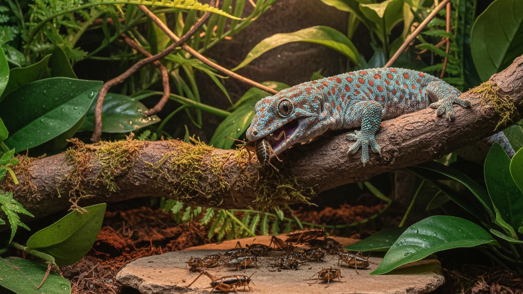 Alimentation idéale pour un gecko tokay en bonne santé