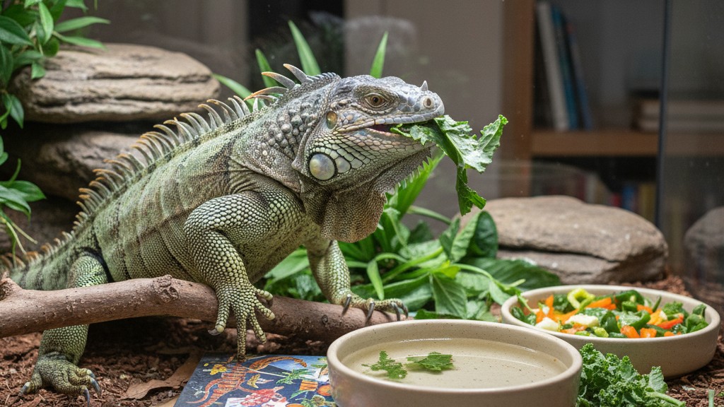 Alimentation idéale pour l'iguane rhinocéros : quoi et comment nourrir