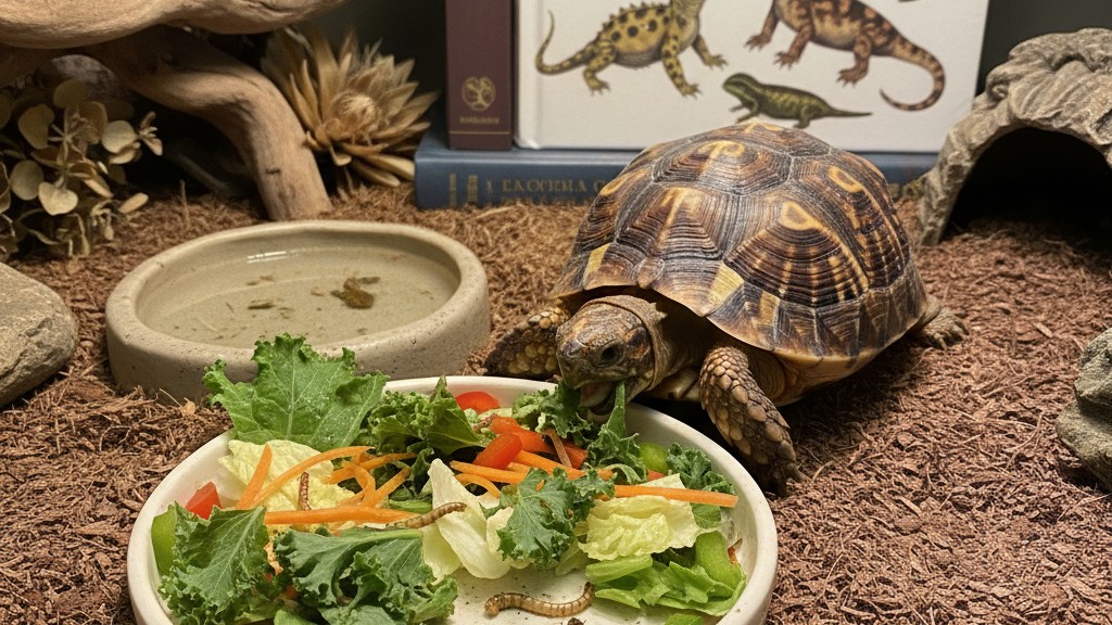 Alimentation équilibrée pour tortues de boîte