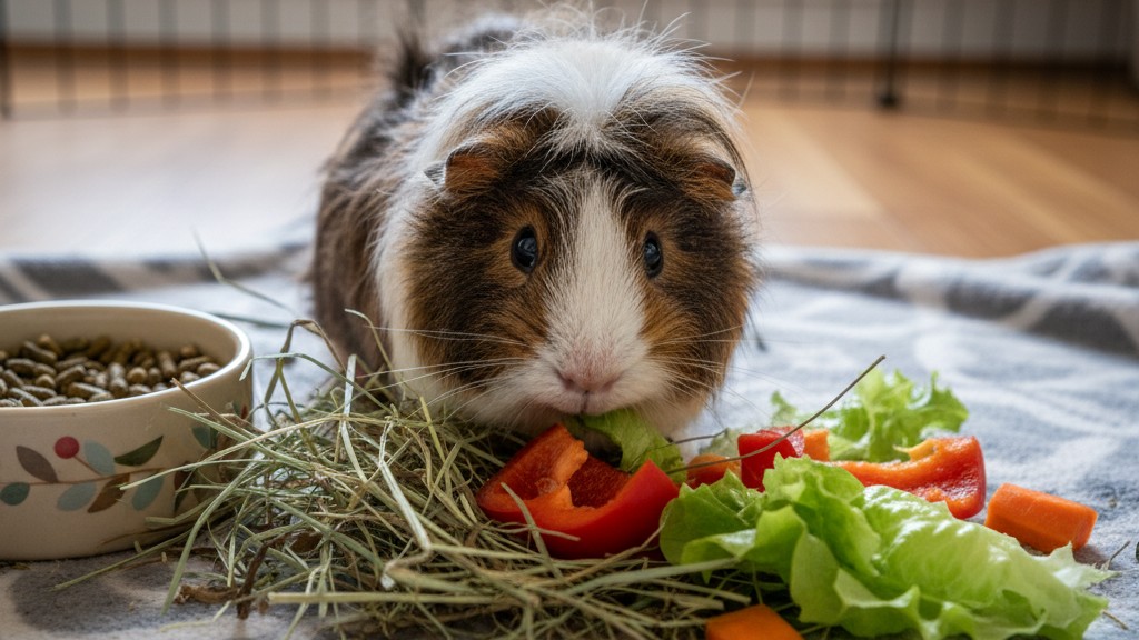 Alimentation adaptée pour le cobaye peruvien