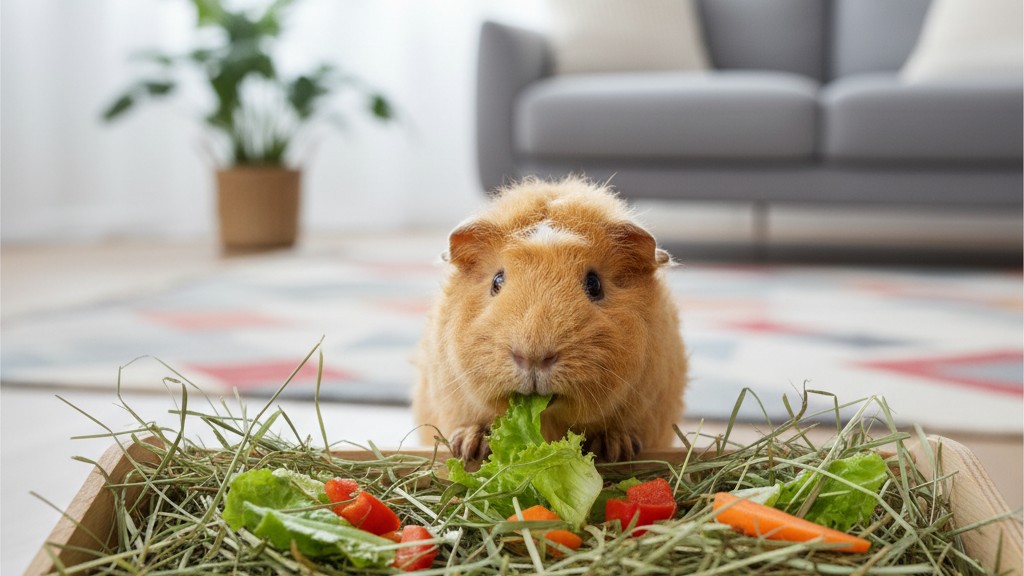 Alimentation équilibrée pour la cobaya Rex