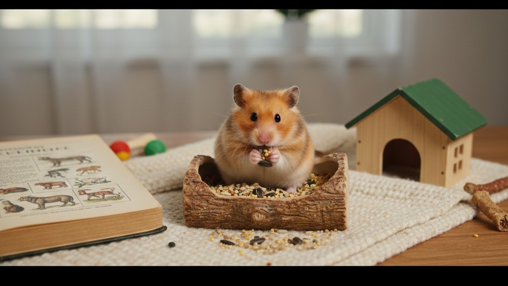 Alimentation équilibrée du hamster doré