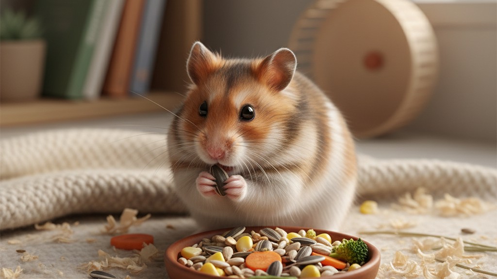 Alimentation adaptée pour le Hamster européen pas à pas