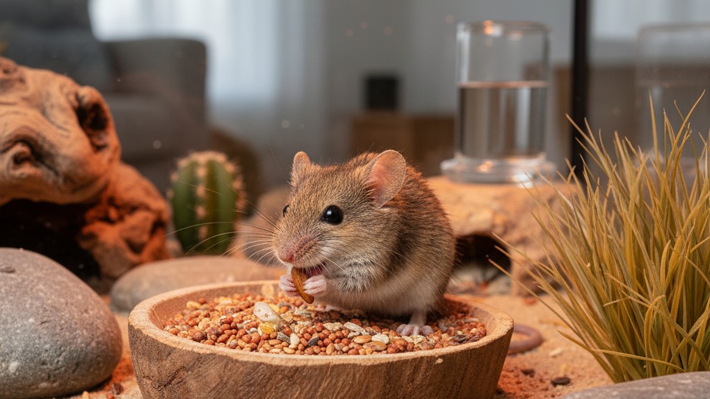 Alimentation idéale pour la souris épineuse en captivité