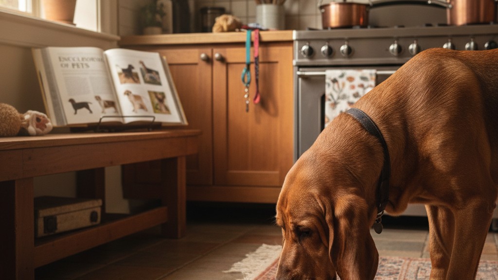 Alimentation adaptée pour un Bloodhound en bonne santé