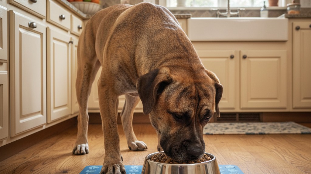 Alimentation équilibrée pour un Fila Brasileiro en bonne santé