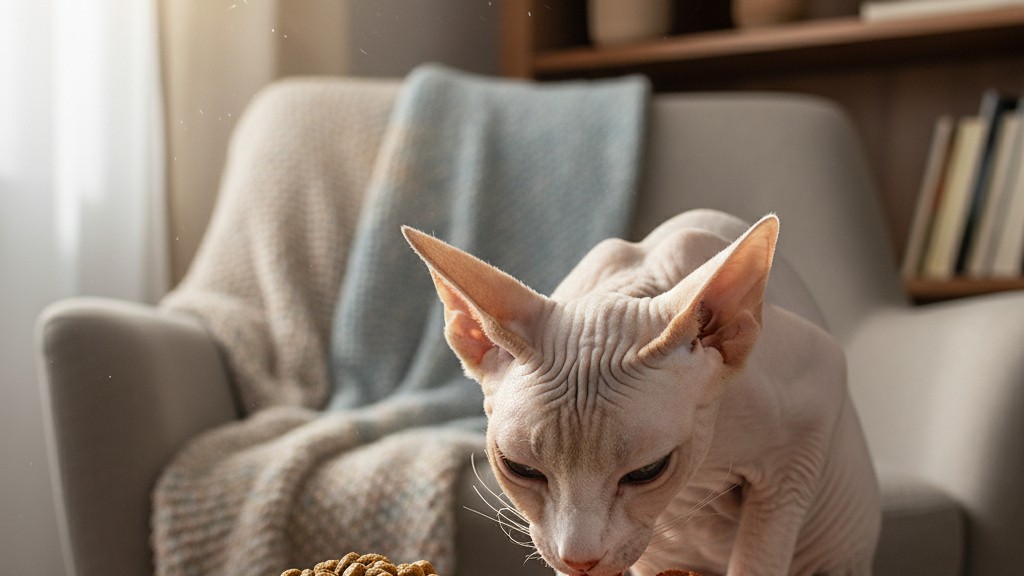 Alimentation idéale pour un Peterbald en bonne santé et actif
