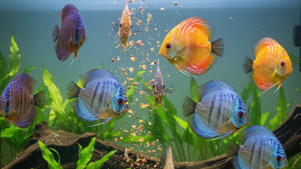 Alimentation adaptée pour le poisson Disco