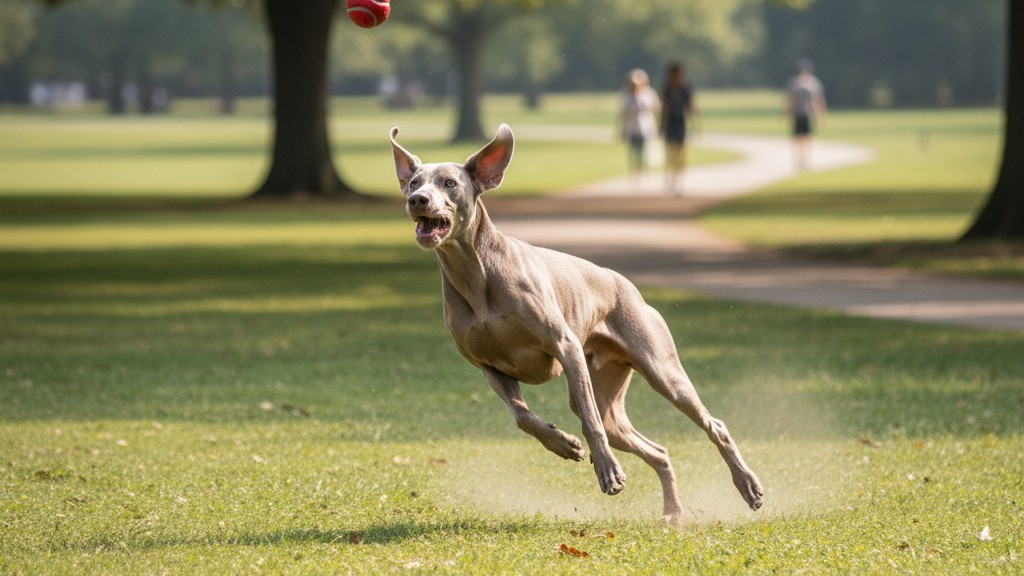 Comportement et éducation du Weimaraner : un chien intelligent et dynamique