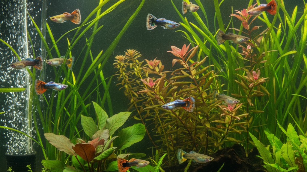 Comportement et socialisation du guppy en aquarium