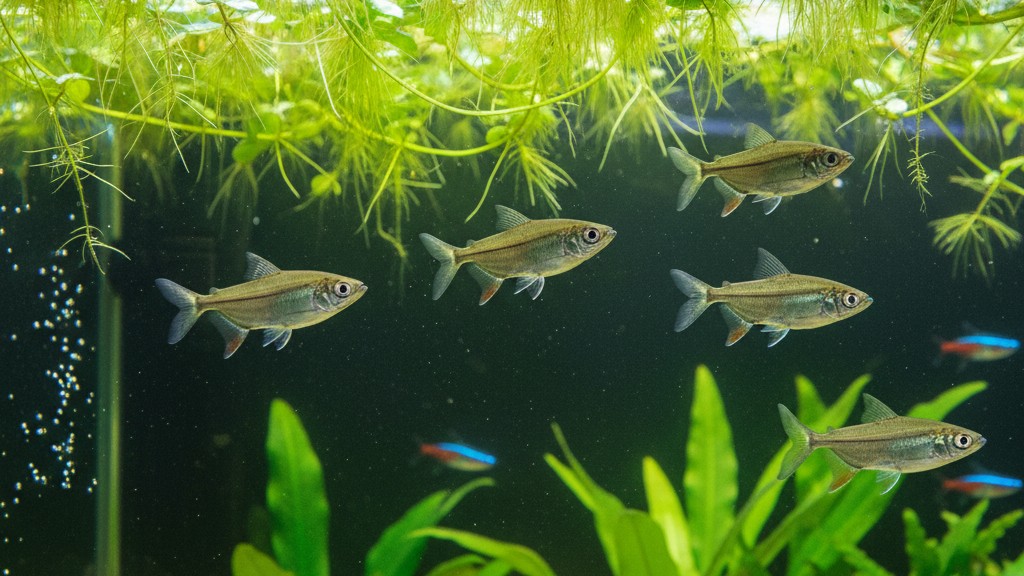 Comportement naturel et social du poisson hachette