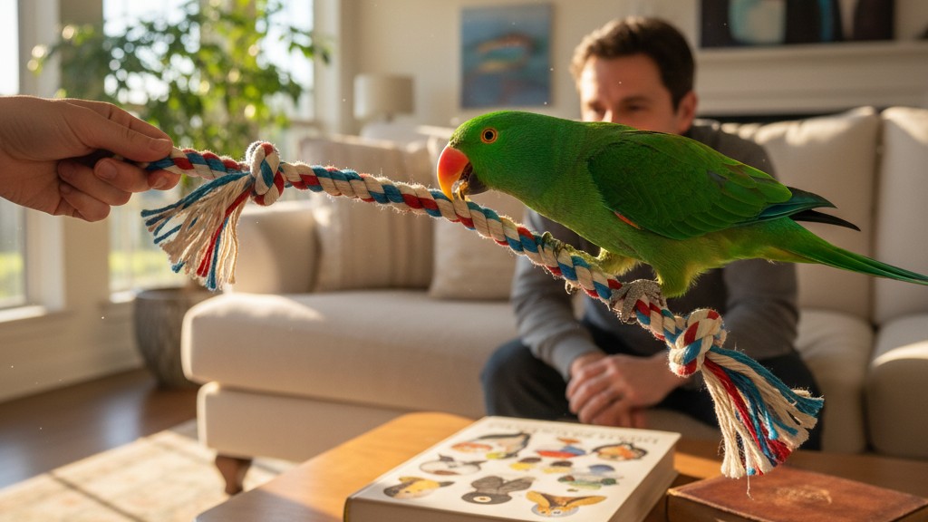 Comportement et sociabilité du Perro Eclectus Vert