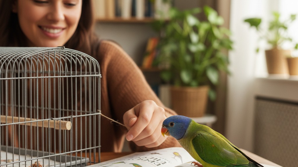 Comportement et socialisation du perroquet à tête bleue