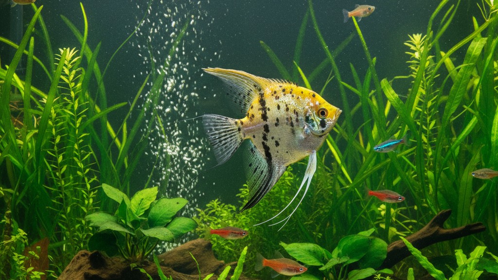 Tempérament et comportement du Poisson Ange Tacheté
