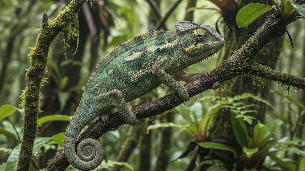 Tempérament et comportement typiques du Caméléon de Madagascar