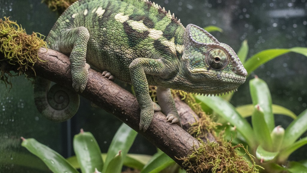 Tempérament et comportement typique du Caméléon de Meller