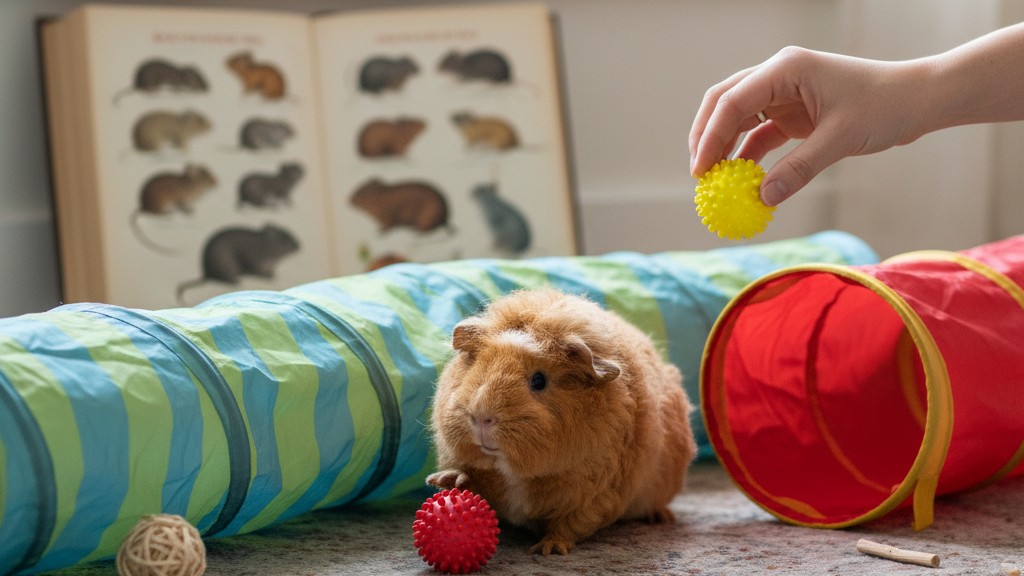 Comportement de la Cobaya Teddy : sociabilité et jeux adaptés