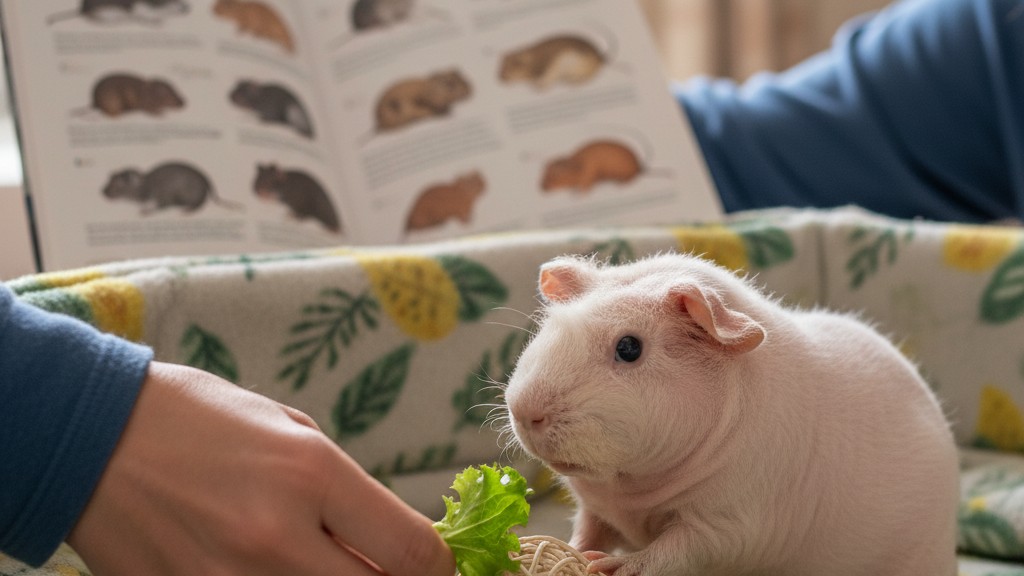 Comportement et personnalité de la Cobaya Skinny
