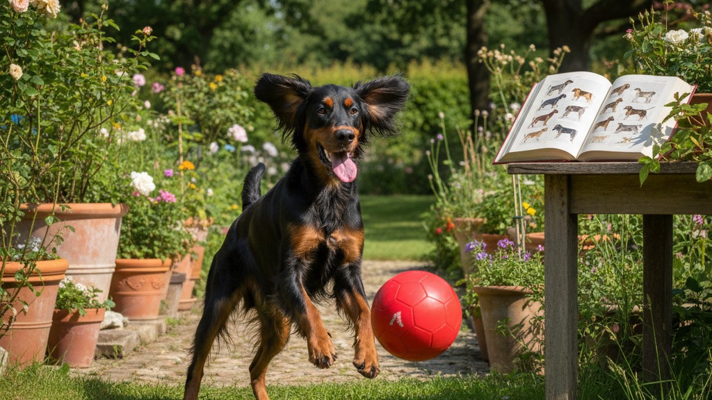 Tempérament et comportement du Setter Gordon : énergie et intelligence