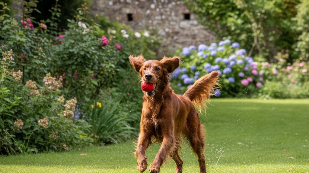 Tempérament et comportement du Setter Irlandais