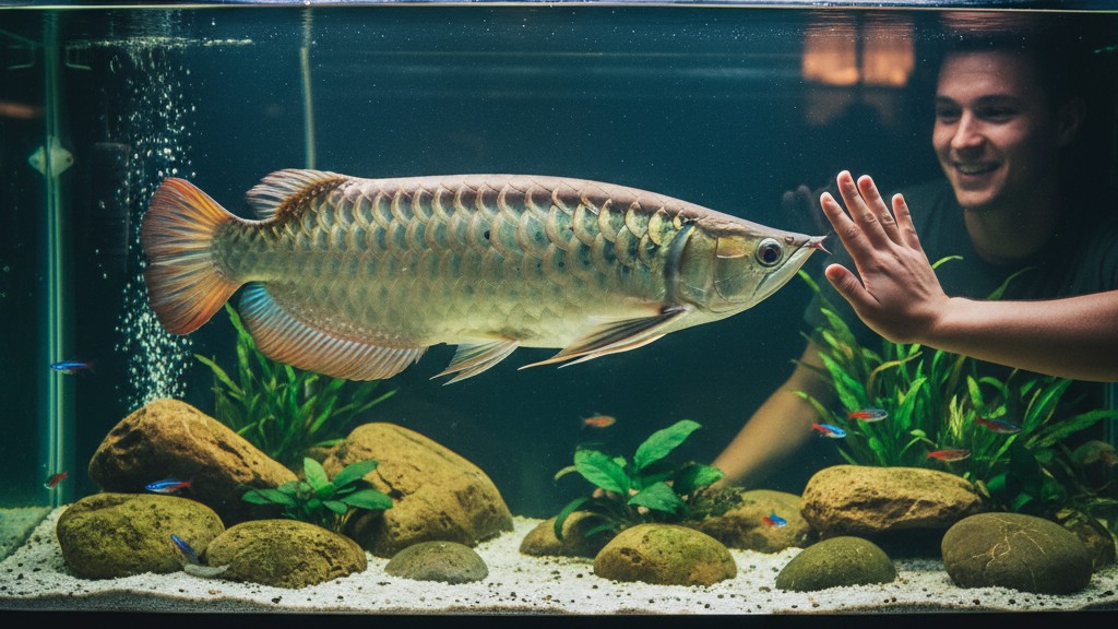 Tempérament et comportement typique de l'Arowana
