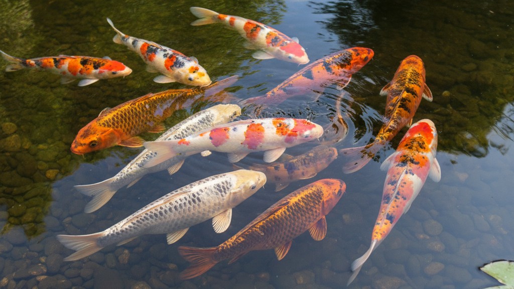 Comportement du poisson Koi : tempérament et activités recommandées