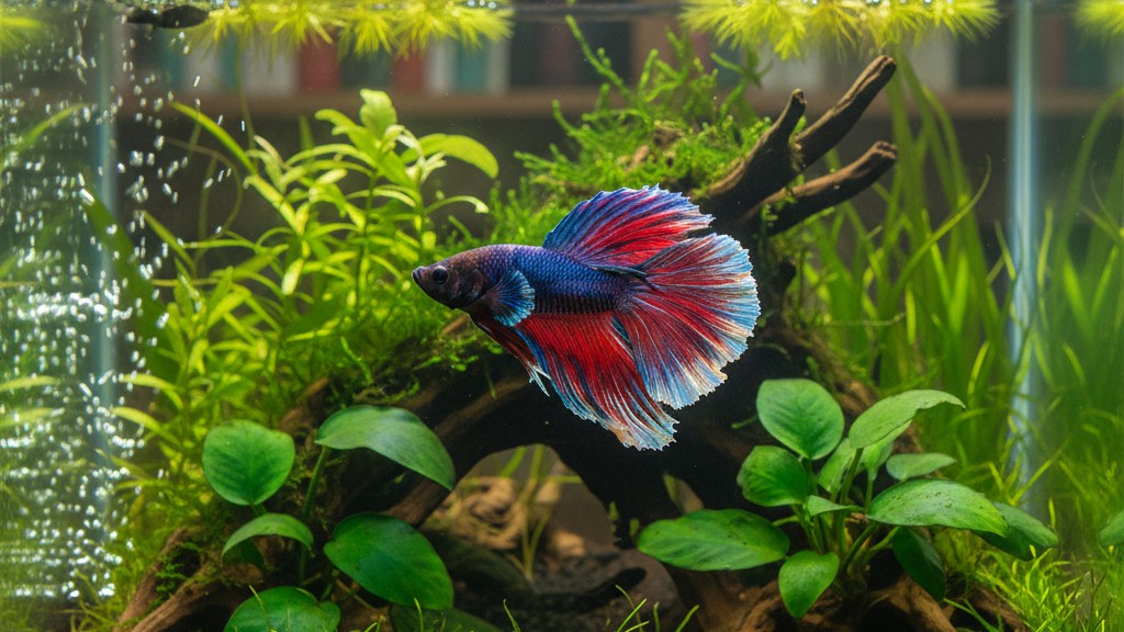 Tempérament et comportement du Poisson Betta Halfmoon