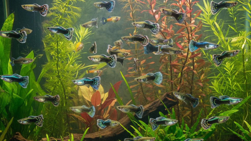 Comportement et socialisation du poisson Guppy Cobra