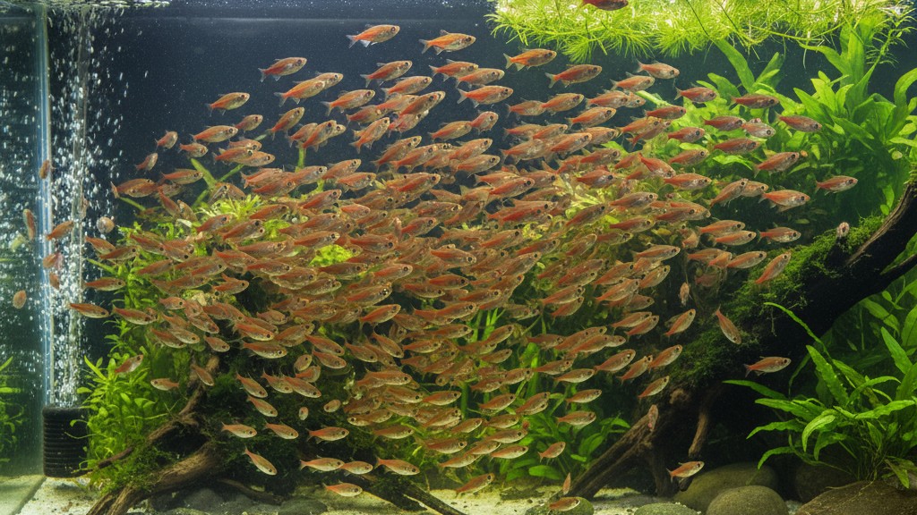 Tempérament et comportement typique du poisson Rasbora