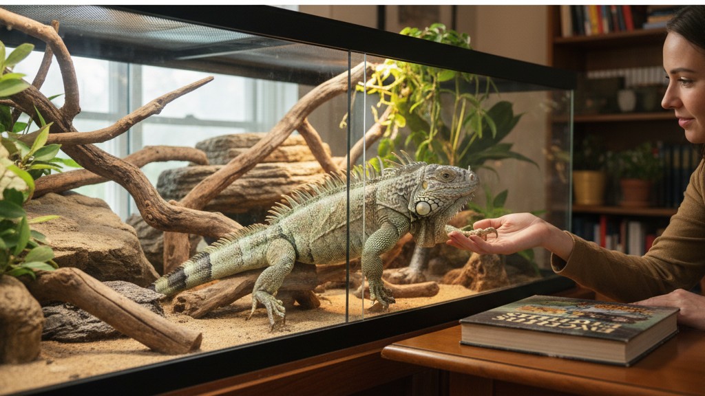 Comportement et tempérament de l'iguane rhinocéros