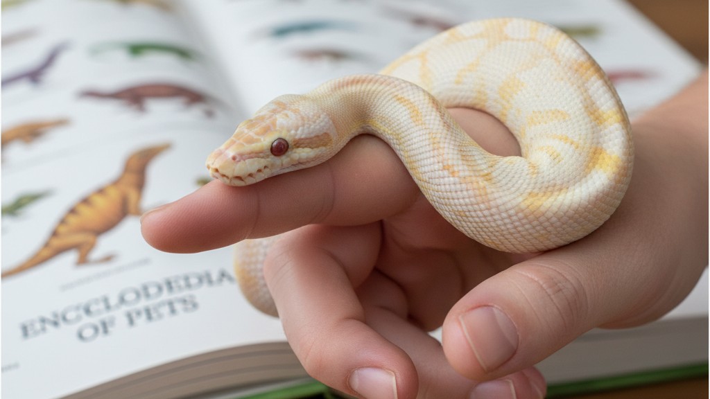 Tempérament et interaction avec votre serpent boule albinos