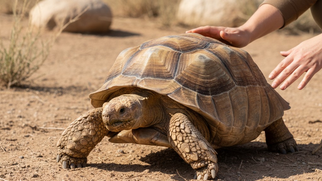 Comportement et tempérament typiques de la tortue africaine