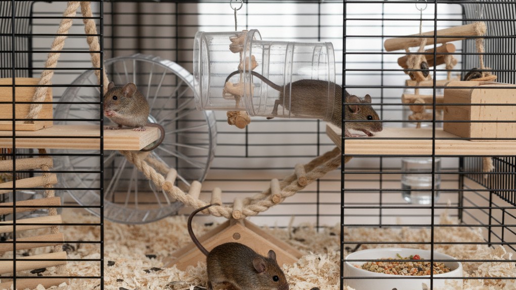 Tempérament et comportement de la souris des champs