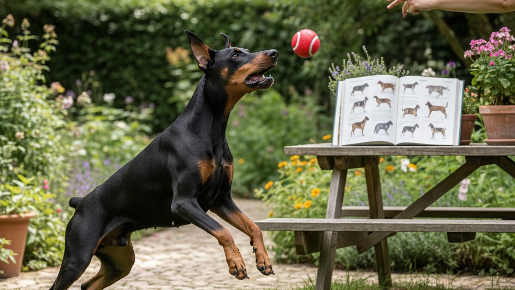 Tempérament et comportement typique du Doberman à la maison