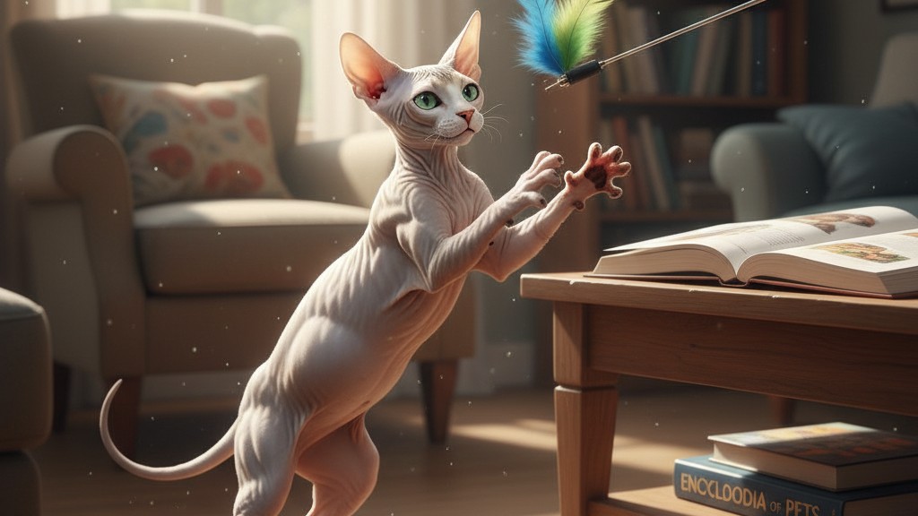 Tempérament et comportement typique du chat Peterbald