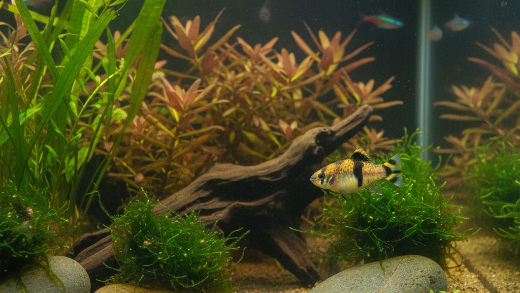 Comportement typique du Gobio abeille en aquarium