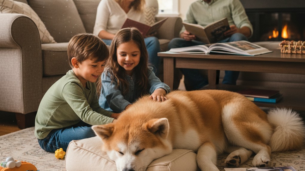 Conseils pour une bonne cohabitation avec un Akita à la maison