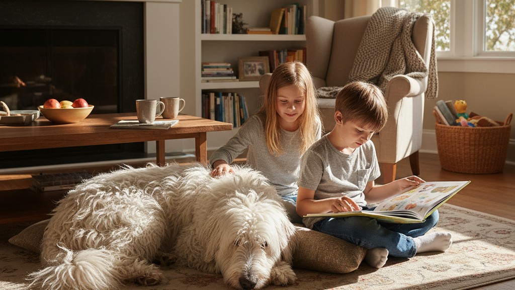 Adaptation et vie quotidienne avec un Komondor à la maison