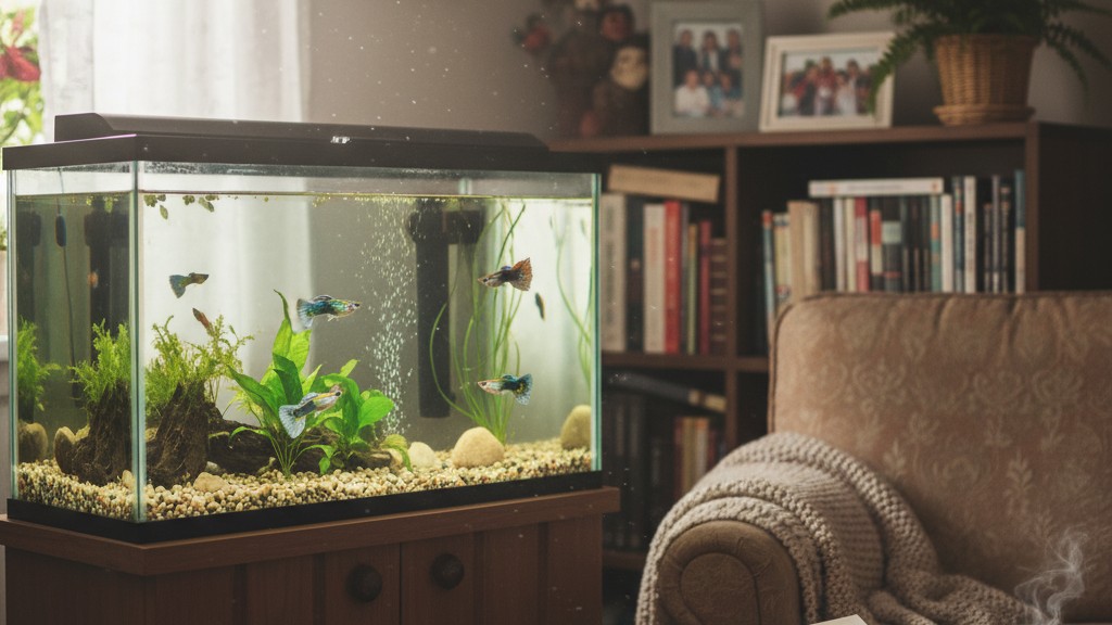 Convivialité du guppy en intérieur et en famille