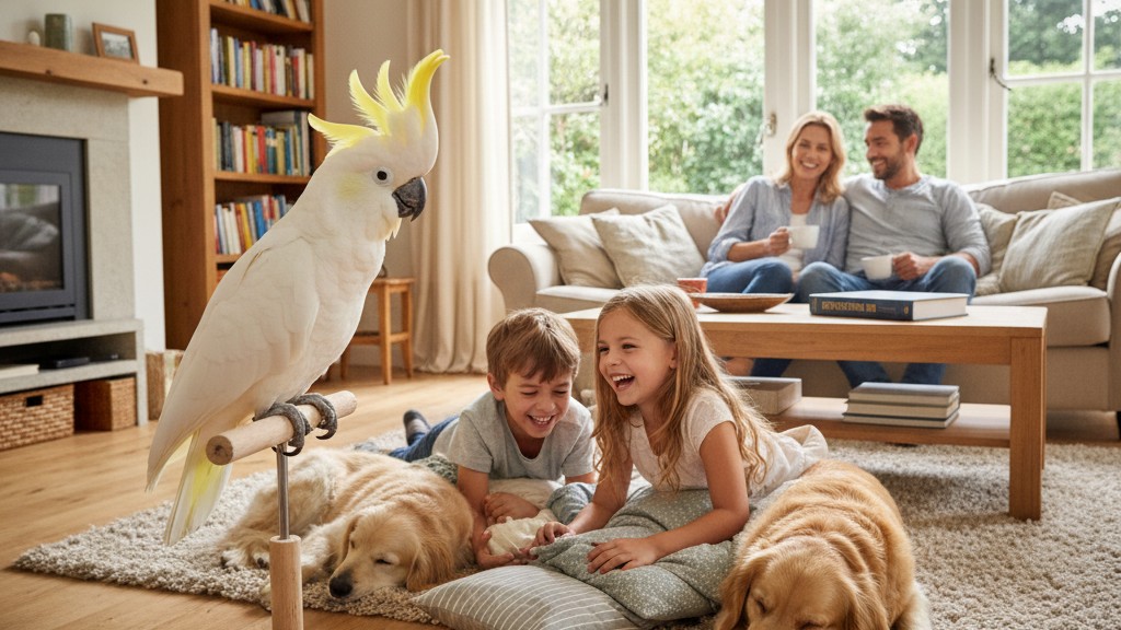 Conseils pour une bonne cohabitation avec un Kakatoe à la maison