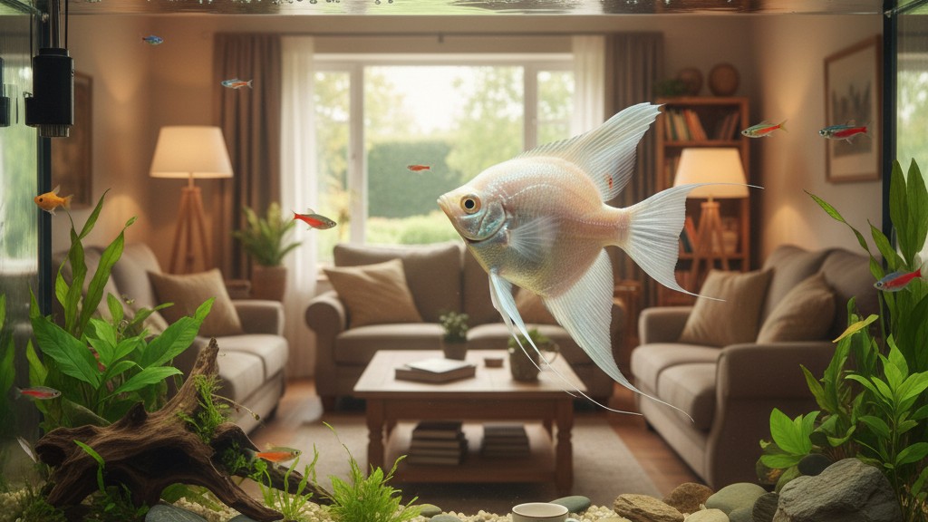 Conseils pour la Cohabitation avec votre Poisson Ange Albinos