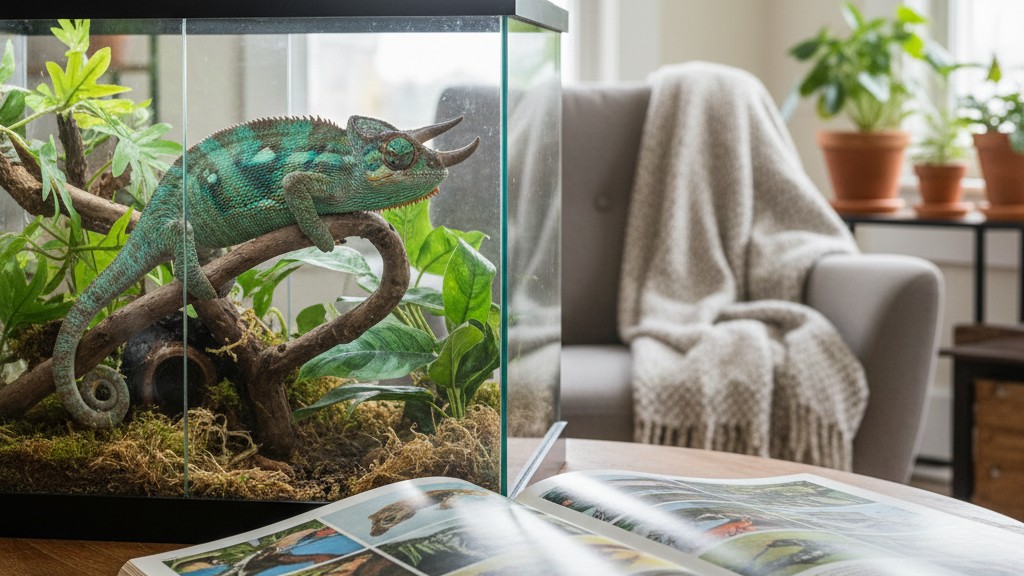 Conseils pour vivre avec un caméléon de Jackson chez soi