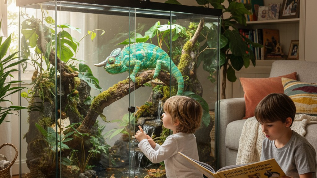 Conseils pour une cohabitation idéale avec un caméléon de Parson