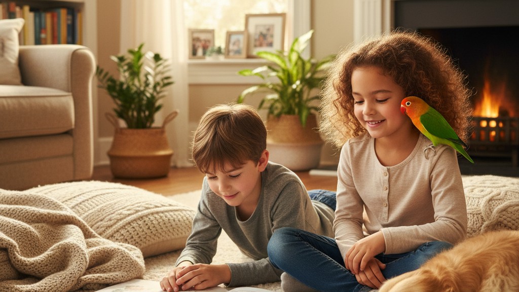 Conseils pour une bonne cohabitation avec votre Agapornis tete orange