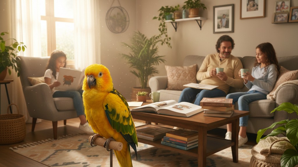 Conseils pour vivre avec un cacatoès à tête jaune chez soi