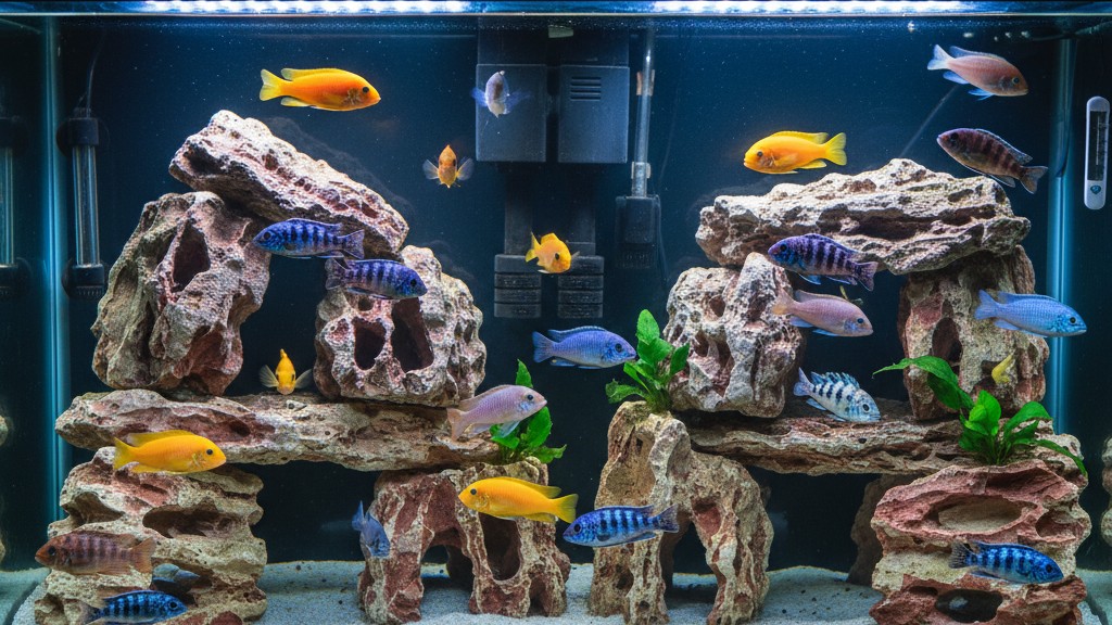 Conseils pour la cohabitation du ciclidé Mbuna à domicile