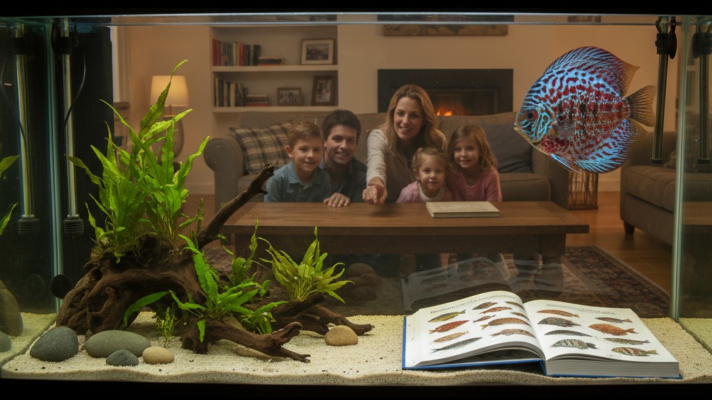 Cohabitation et environnement idéal pour le Poisson Discus Heckel