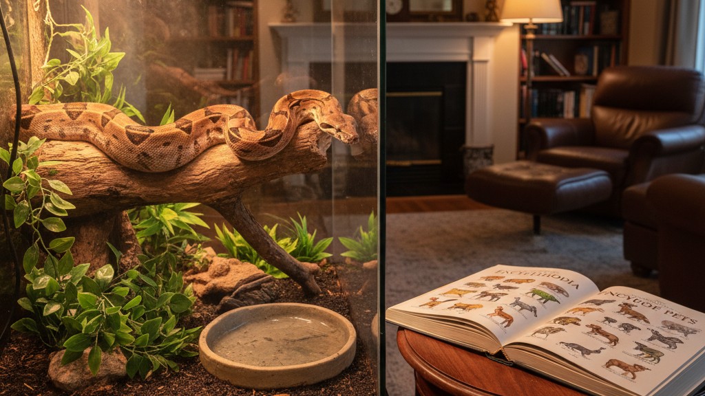 Conseils pour vivre avec une boa constrictor à la maison